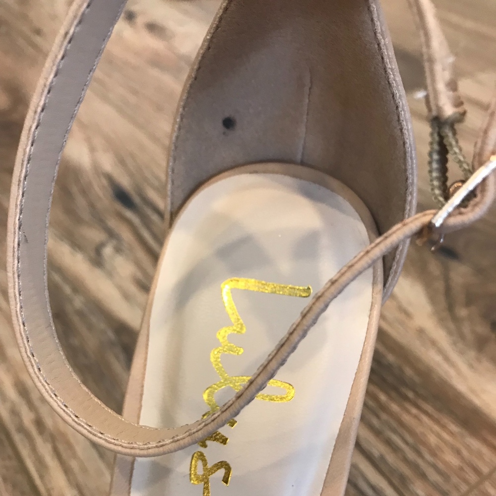 Like NEW - Lulu's | Lovliness Nude Ankle Strap - Picture 7 of 8